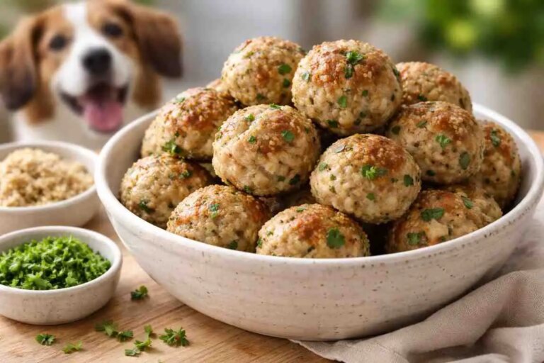 Turkey & Quinoa Meatballs for Dogs — Healthy, Homemade, and Delicious