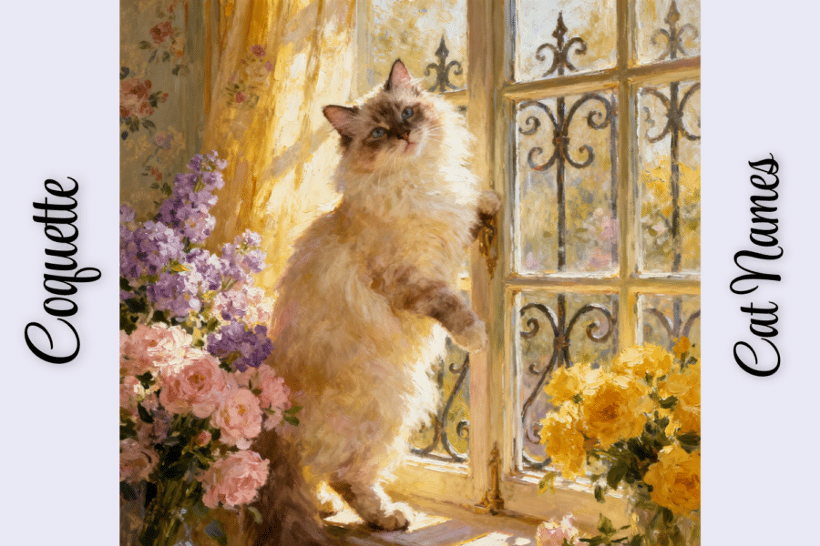 100 Romantic Names for Your Elegant Cat