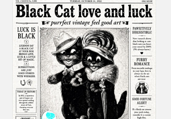 Black Cat Love and Luck |