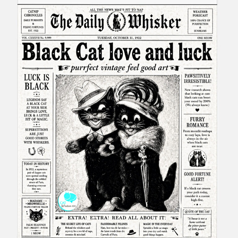 Black Cat Love and Luck |