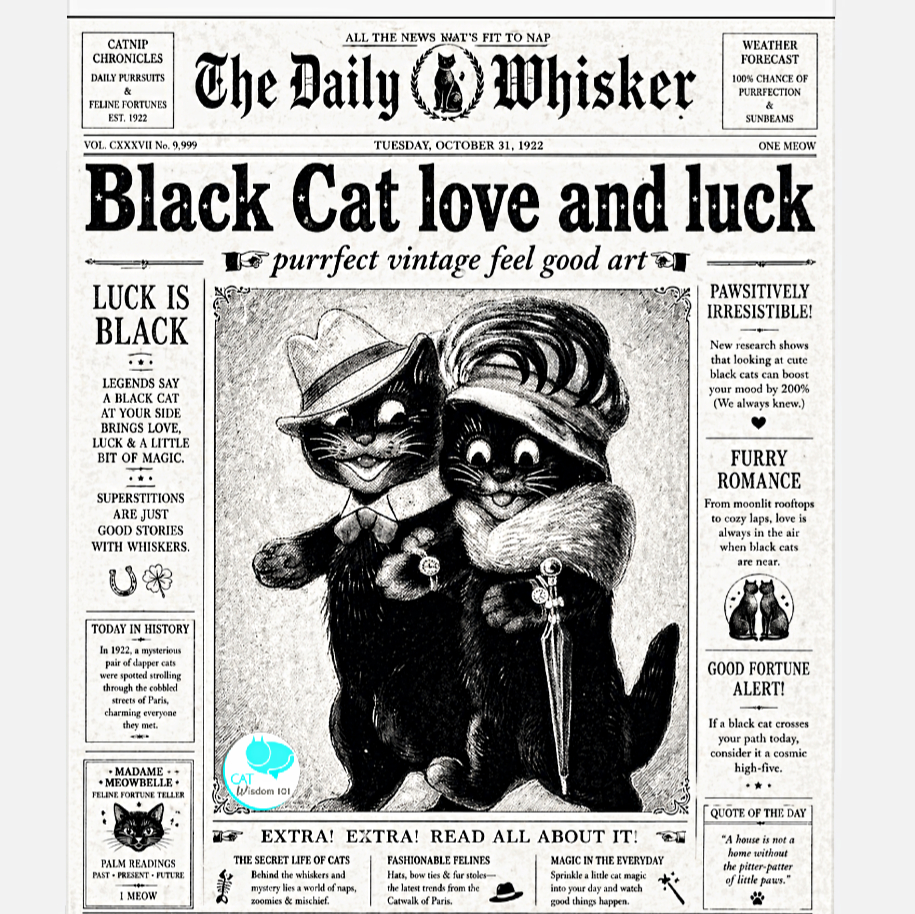 Black Cat Love and Luck |