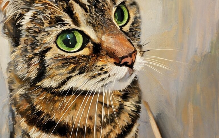 Close Up Cutie Big Eyes Caturday Art