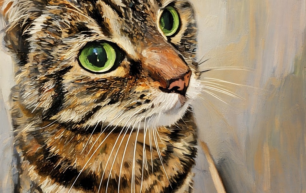 Close Up Cutie Big Eyes Caturday Art