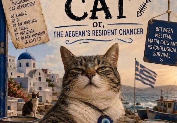Book spotlight: The Bloody Greek Cat — a funny memoir about living in Greece with 35 rescue cats