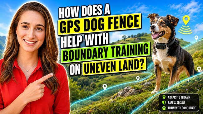 GPS Dog Fence For Boundary Training On Uneven Land