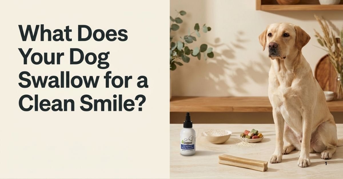 Cleaner Teeth & Long-Term Health
– 4-Legger