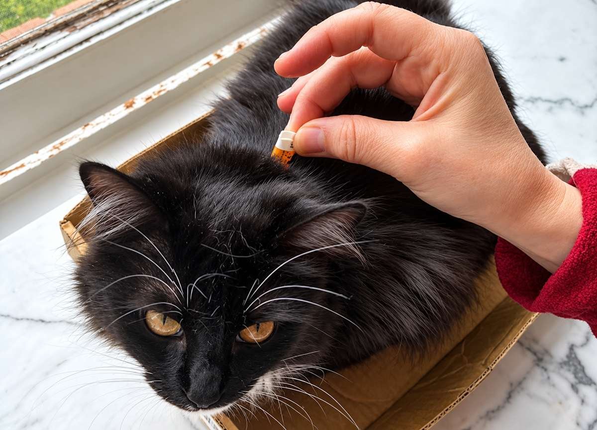How to Apply Spot-on Treatment to a Cat